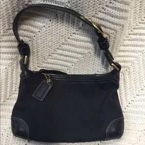 Coach signature shoulder bag